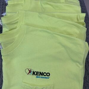 Port and Company Neon Yellow Short Sleeve Tee